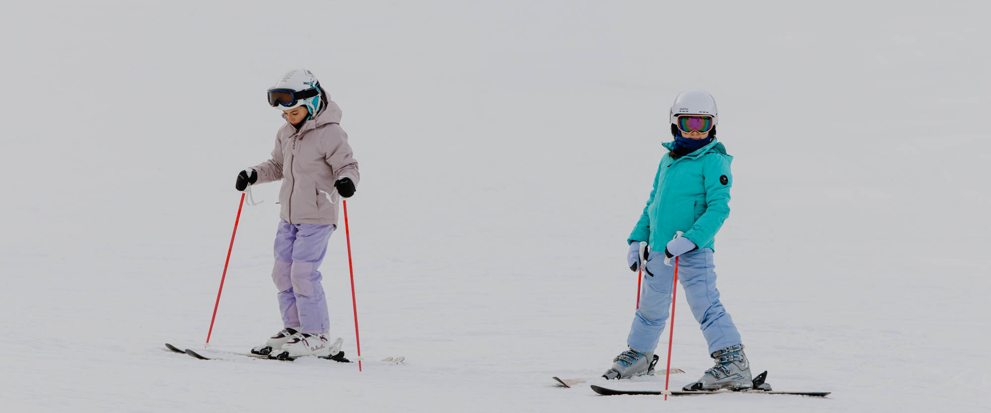 family skiing Maine